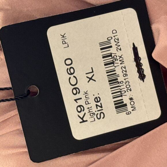 NWT St John pink Long Sleeve Turtleneck Top Extra Large - Picture 5 of 5